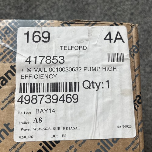 Vaillant high efficiency pump - vaillant, high-efficiency