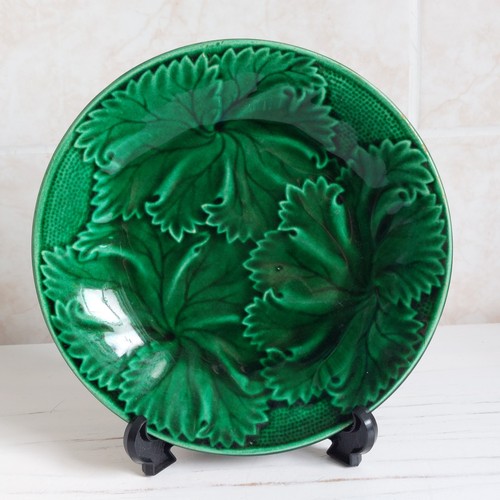 Vintage embossed leaf - embossed, plate