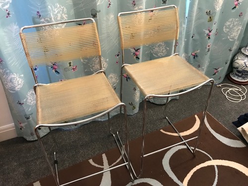 Pair stools chairs kitchen - stools, bar