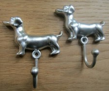 PAIR OF CURTAIN VALANCE TIE BACK HOOKS HOLD BACKS SCREW IN METAL TASSEL HOOK