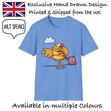 Buzby Bird Retro T-Shirt Men Unisex 1970s 1980s TV BT Telephone Advert Nostalgia