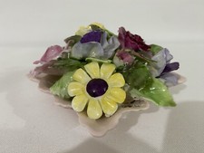 Royal Adderley England Floral Bone China Mini Figurine Porcelain Bouquet RARE 