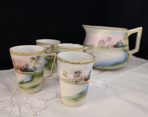 Antique nippon hand painted - antique,