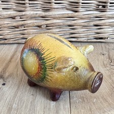Vintage Pottery Piggy Bank