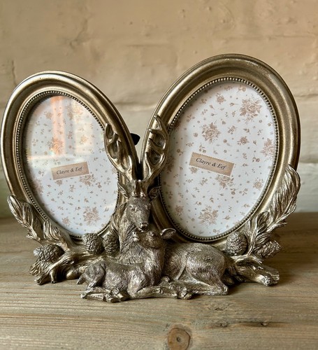 Antique silver stag - antique, and