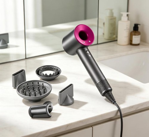 Ionic hair dryer with - hair, diffuser