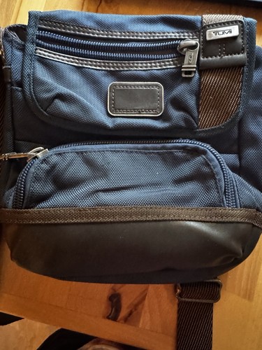 Tumi blue nylon alpha bravo - blue,
