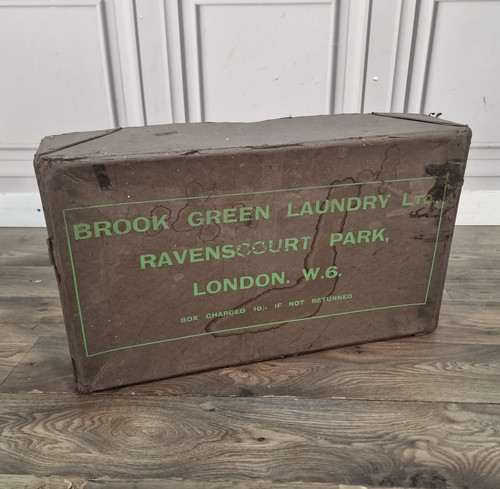 Vintage laundry box london - laundry,
