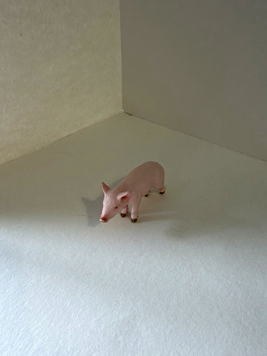 Schleich plastic pig ornament - pig,