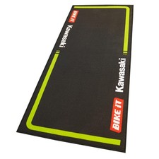 Bike It Kawasaki MX2 Motocross Race Team Garage Mat 240 x 100cm Workshop Garage