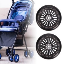 2x Stroller Front Wheels