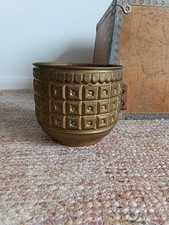 Vintage Brass Geometric Design