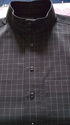 Men grey check cotton - grey,