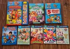 Paw Patrol Book Bundle, step into reading and soundbook 
