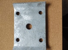 Landrover Series LWB rear leaf spring plates pair, galvanised refurbished. 