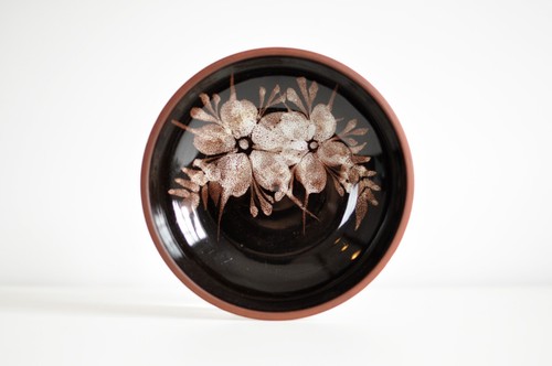 Floral tenby pottery bowl with - floral,