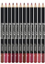 12pc Rasme Smooth Matte Lip Liner Set Assorted Shades