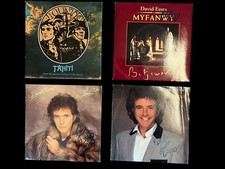 4 x David Essex SIGNED 7”