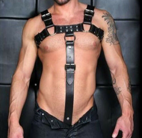 Leather harness men - harness, men's