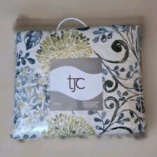 TJC Floral Patterned Quilt & 2 x Pillow Shams 240cm X 260cm Super King New