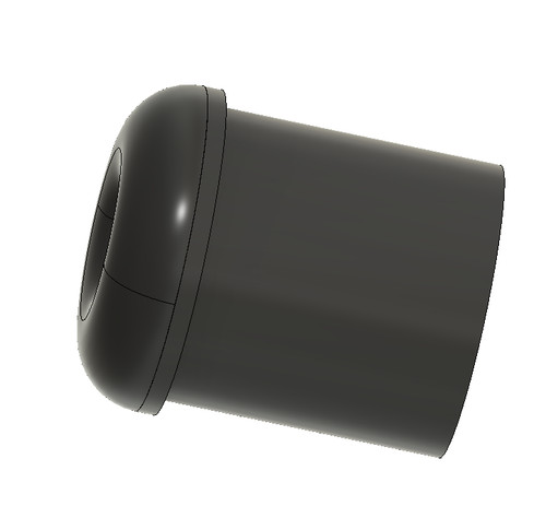 Custom spinnaker pole - bush, for