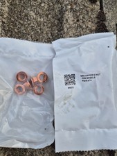 Brass M8 K Nuts for Kart Wheels 10mm Spanner Size- Rotax - X30 Cadet - TonyKart