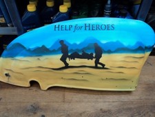 Lambretta Series 1/2 Side Panel Wall Art Help For Heroes