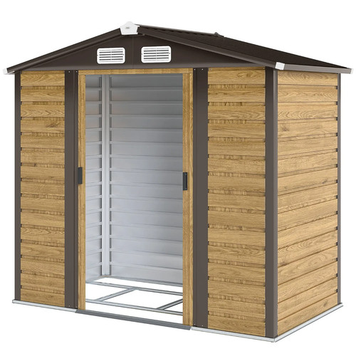 Garden shed galvanised - galvanised, steel
