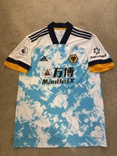 Wolverhampton Wanderers Wolves Shirt Away Replica Premier League Large Used