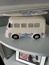 Ceramic VW Surfer /Camper Van . Money Box.