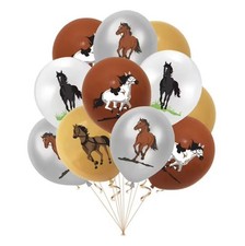 Horses x10 Balloons Birthday