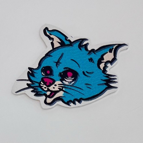 Godmachine blue zombie kitty - blue,