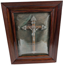 Antique Wall Crucifix In