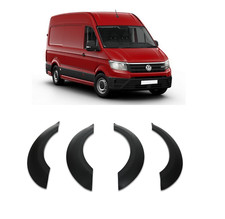 VW CRAFTER 2017-ONWARDS ABS BLACK 4 PIECES WHEEL ARCH COVER TRIMS PROTECTION