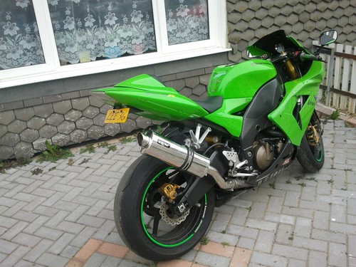 Stainless steel motorbike - stainless,
