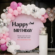 Personalised Birthday Backdrop