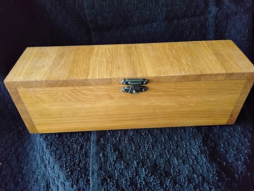 Handmade wooden narrow box - handmade,