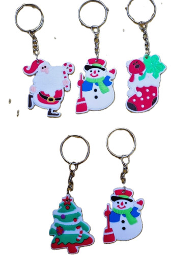 Set christmas keyrings - of,