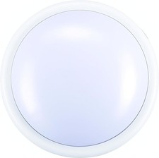 Large 14cm LED Push Light Portable Touch Lamp Wall Caravan Bathroom Battery Op