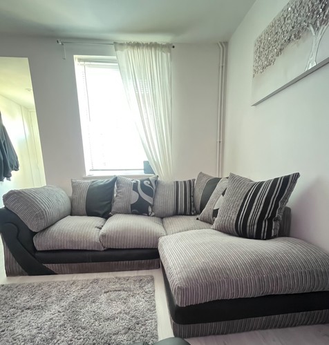 Grey corner sofa - sofa, to