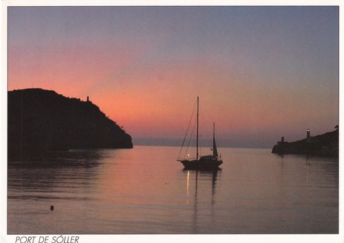 Port sóller sunset boat - port,