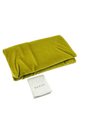 Gucci Limited Edition Yellow Velvet XL Sunglasses Case + Cloth | Authentic