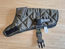 Hound & Yard Green Quilted Dog Coat Jacket- XS-25cm