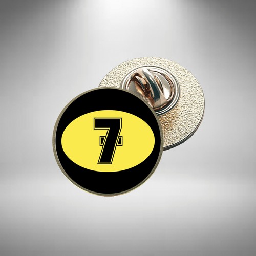 Barry sheene pin badge lapel - 7,