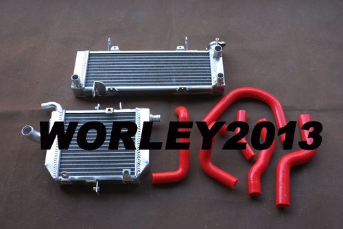 Aluminium radiators red - +,