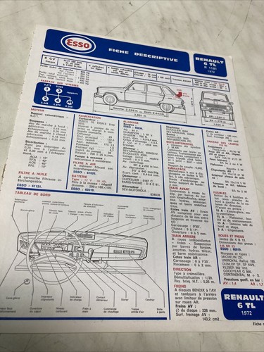 Automobile technical sheet - technical,