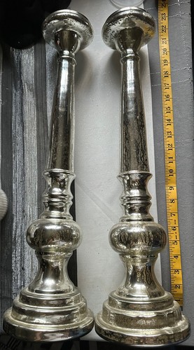 Candlesticks silver - 21”,