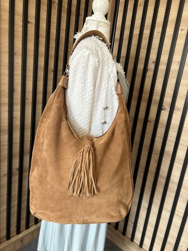 Next brown real suede leather - brown,