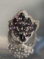 Stunning Mystic Topaz Cluster