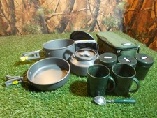 Carp fishing cooking pans and